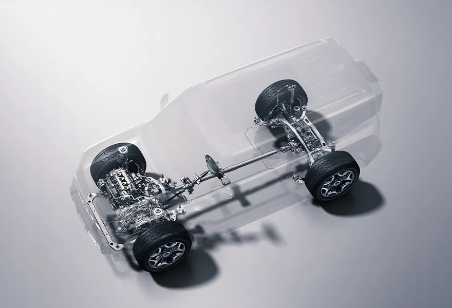 JETOUR T2 — Полностью независимая подвеска